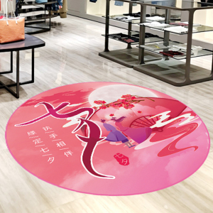 服装店地面贴画