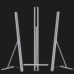 铁质三角kt板立牌人像展板人形立牌人像架支撑立人支架广告展示架