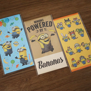 日本制小黄人2023年大号红包萌趣卡通送小朋友宝宝新年礼物利是封