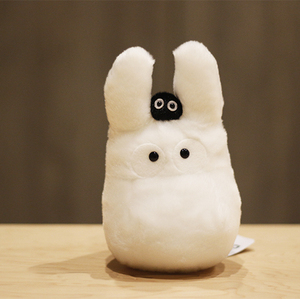 正版荷叶龙猫宫崎骏吉卜力公仔玩偶摆件日本毛绒玩具totoro可爱