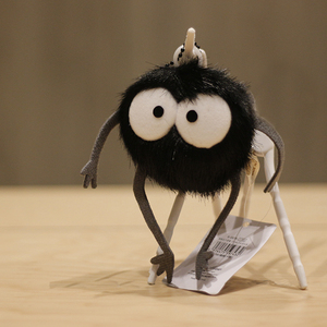 灰尘精灵公仔挂件龙猫小梅宫崎骏小黑球煤炭球煤煤球挂件千与千寻