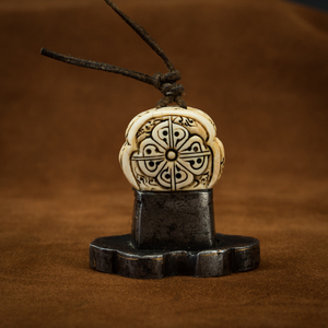 清代藏传密宗玉化老料天铁收藏级级金刚十字杵老藏印法印印章收藏