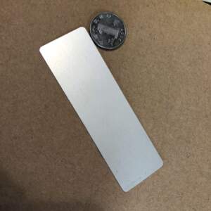 可以与磁铁吸的铁片 长方形薄铁片 长条80*25*0.3毫米 现货
