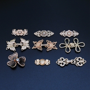 子母扣汉服子母扣旗袍古装汉服配件扣子子母扣如意云头对扣金属扣