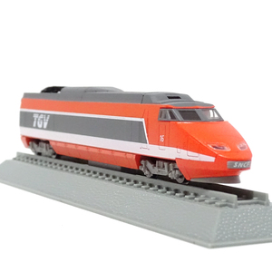n比例 1/160 法国 tgv高速铁路动车组  火车头合金模型 静态摆件