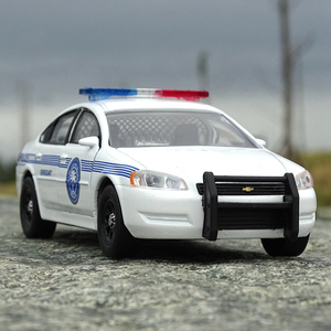 jada 1/32 雪佛兰美国警车模型 合金车模可开门金属玩具场景摆件