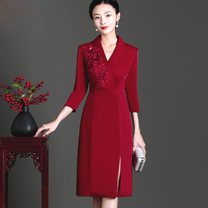 默默无闻200888淘宝婚礼妈妈礼服春装2022新款岳母服装喜婆婆儿子