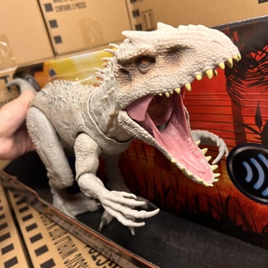美泰暴虐霸王龙恐龙玩具手办公园玩具仿真男孩儿童侏罗纪世界模型