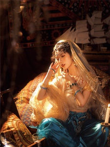 辛有红淘宝【兔泡泡娃衣店】楼兰少女 西域娃衣20cm 古风汉服正常体