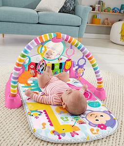 美国直邮新款费雪FisherPrice宝宝脚踏钢琴健身架玩具宝宝游戏毯