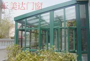 上海钢结构玻璃阳光房/露台/天井/防爆环保节能 夹胶玻璃/包安装