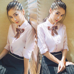 费启鸣同款领结衬衣衬衣领结怎么打图解领结衬