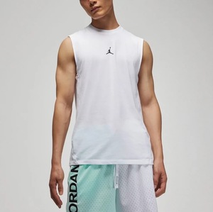 Nike 耐克男子篮球跑步训练健身透气无袖T恤运动背心DM1828-100