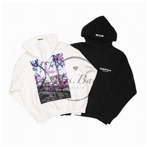 fear of god fog essentials 花卉相片背后印花连帽卫衣帽衫男女