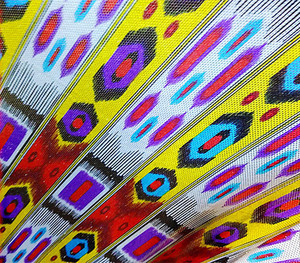 新疆布民族服饰维吾尔族特色艾德莱斯绸布料宽幅1米50cm