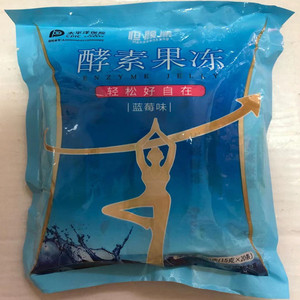 恒颜康酵素果冻40条蓝莓味水蜜益生菌果蔬酵爱孝飘飘素冻强畅效薇