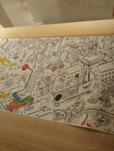 IKEA无锡宜家国内代购LUSTIGT卢斯蒂格填色卷儿童画画纸填色纸