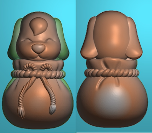 图3e4f雕刻图精雕图卡通十二生肖12生肖卡通人物猴鸡狗罗拉伊娃10
