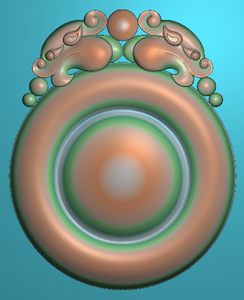 玉雕福贝精雕图