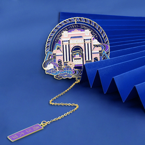 清华大学金属书签合金吊坠创意实用文创纪念品高颜值节日书签礼物