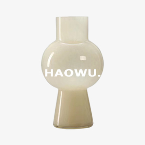 HAOWU. |  法式中古玻璃插花花瓶摆件客厅餐厅艺术摆件家居装饰品