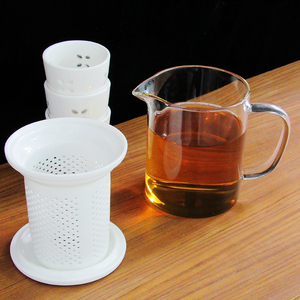 茶水分离飘逸杯玻璃过滤茶壶陶瓷内胆茶隔冲茶器办公室家用小茶壶