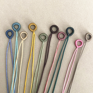 手工拉环绳小滴溜线圈配件绕线拉圈编织diy材料吊坠连接环配饰细