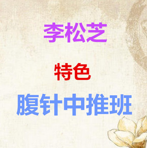 李松芝特色腹针中推培训班37节视频送郑怀玉资料网传