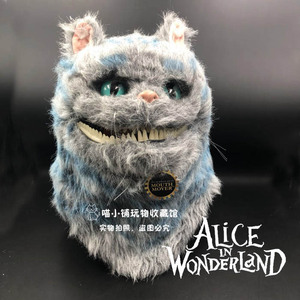 迪士尼爱丽丝梦游仙境柴郡猫妙妙猫万圣节套头面具高度还原牙夜光