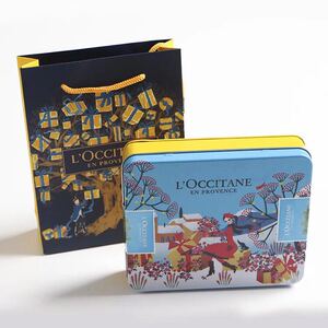 包邮欧舒丹圣诞护手霜套装30ml*5支配礼袋套盒礼盒 春回大地