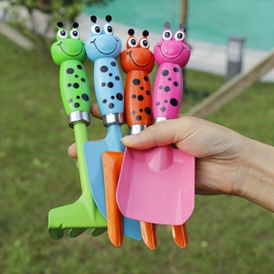 盆景种菜儿童铲子小孩农具幼儿园锄草铁锹草耙尖头种地菜园养花