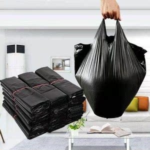 家用手提垃圾袋32×52cm客厅厨房办公室专用背心式垃圾袋不脏手
