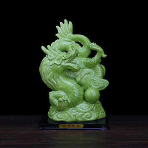 陶瓷工艺品摆件动物龙