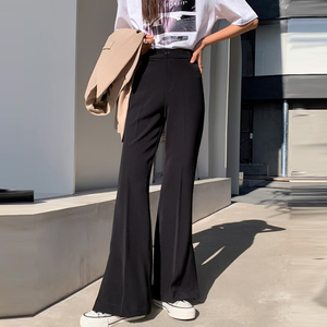 微喇叭西装裤女春款