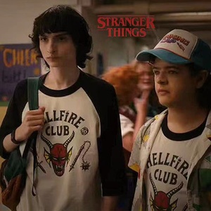 rzestore淘宝stranger things短袖怪奇物语t恤第四季cos服纯棉印花