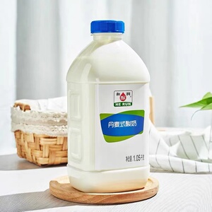 和润丹麦式酸奶酸牛奶风味发酵乳日式低温全乳蛋白新鲜1.05kg*2瓶