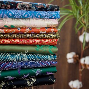 旗袍面料布料 复古做汉服的绸缎气质料子手工衣服中国风