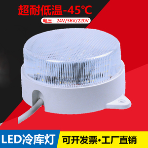 冷库专用灯led圆形吸顶灯10W冻库照明浴室防潮防水24V船用舱顶灯