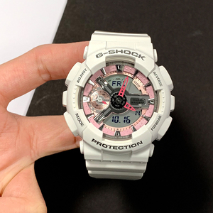 卡西欧g-shock潮流限量款独角兽樱花粉女表gma-s110mp-7a/mf-1a