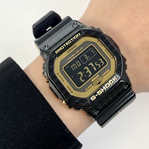 卡西欧g-shock五虎将限定光能蓝牙防水手表男gw-b5600sgm-1/sgz-7