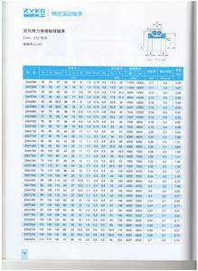 轴研所 /ZYS，双向推力角接触球轴承234424M，P5/SP/P4/UP/P2