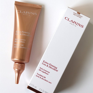 clarins娇韵诗 焕颜紧致颈霜75ml新款向日葵颈纹霜去颈纹提拉肌肤