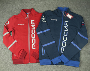 外贸原单男bosco sport俄罗斯国家队服forward russia运动夹克 男