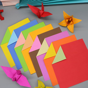 双面双色折纸 正方形折纸 正反面不同色彩色纸儿童手工课纸材料