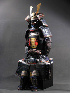 神武堂日本武士盔甲甲胄铠甲真品工艺品风水镇宅料理店刺青店装饰