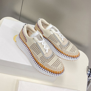 2022春夏新品百搭潮流仙女风纯手工缝马克线休闲鞋宋茜明星同款鞋