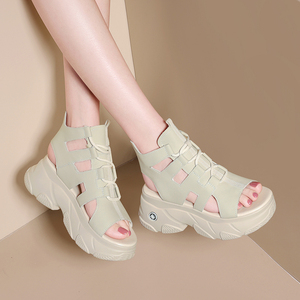 夏天鞋子凉鞋平底厚底