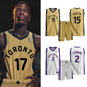 24赛季猛龙城市版球衣麦迪卡特林书豪波什篮球服定制美式复古儿童