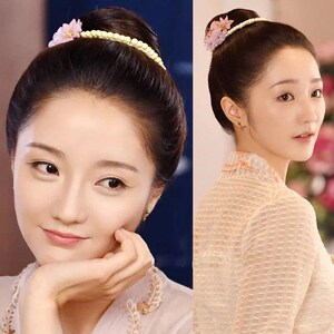 娘惹头饰傣族头花敬酒异域网红丸子头花少数民族头饰饰品女新款头