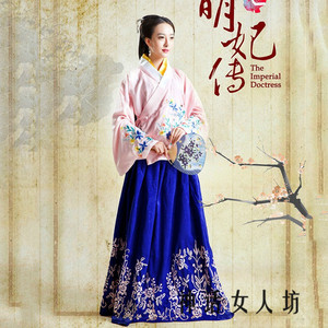 神话影楼写真服装女古装汉服女医明妃传刘诗诗同款明朝服装